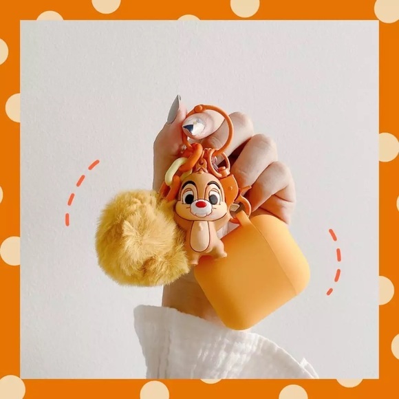 New!!! Chip n Dale AirPod Case Compatible 1 & 2 - Picture 1 of 2